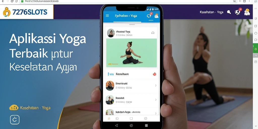 Tampilan antarmuka aplikasi Yoga 7276SLOTS yang menawan dan intuitif.