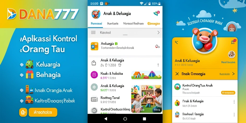 Antarmuka DANA777 yang intuitif untuk kontrol orang tua.
