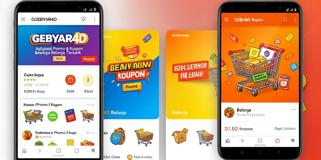 Tampilan antarmuka GEBYAR4D yang sederhana dan menarik.