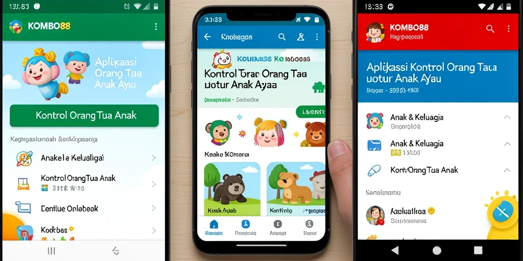 Antarmuka intuitif untuk kontrol orang tua yang efektif.