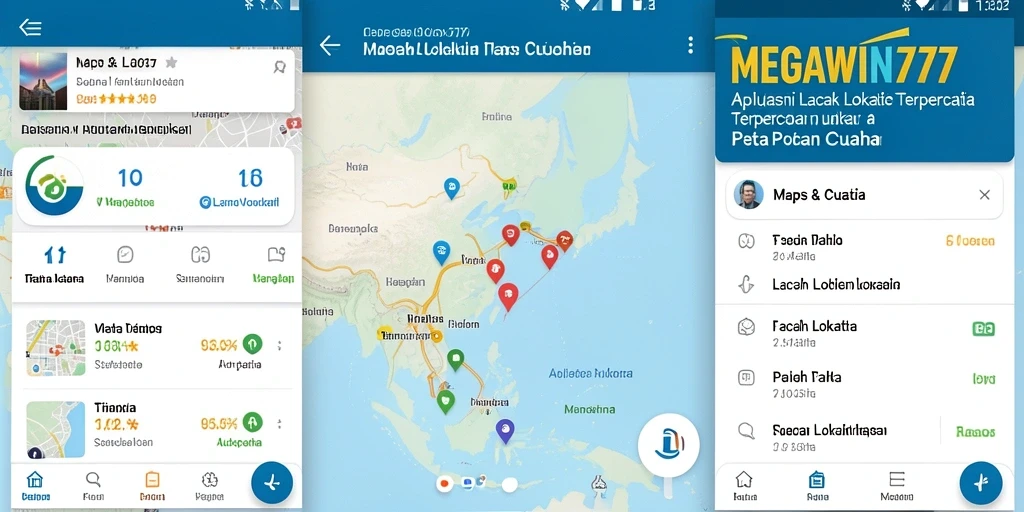 Antarmuka pengguna MEGAWIN777 yang intuitif untuk pelacakan lokasi.